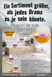 Hornbach Badewannenarmatur im Prospekt 