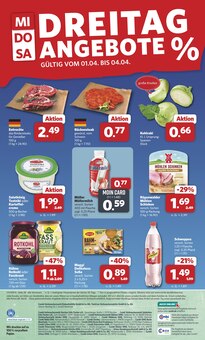 Milch im combi Prospekt "Markt - Angebote" mit 40 Seiten (Hannover)