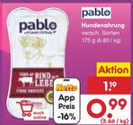 Hundenahrung Angebote von pablo bei Netto Marken-Discount Gera für 0,99 €
