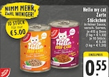 Hello my cat Zarte Stückchen mit Huhn bei EDEKA im Driedorf Prospekt für 0,55 €