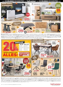 Wohnzimmertisch im aktuellen hofmeister Prospekt (Stuttgart) Wohnzimmertisch im hofmeister Prospekt "20% MÖBELRABATT AUF ALLES!" mit 12 Seiten (Stuttgart)