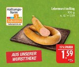 Leberwurst im Ring Angebote bei Marktkauf Nürnberg für 1,59 €