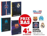 AGENDA SCOLAIRE - Super U à Metz AGENDA SCOLAIRE en promo chez Super U Metz à 4,99 €