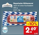 Bayerische Hüttenwurst von Hofmaier im aktuellen Netto Marken-Discount Prospekt für 2,69 €