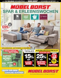 Aktueller Möbel Borst Möbel & Einrichtung Prospekt für Obermarchtal: SPAR- & ERLEBNISWOCHEN mit 12} Seiten, 23.03.2026 - 07.04.2026