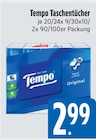 Taschentücher im E xpress Prospekt Taschentücher von Tempo im aktuellen E xpress Prospekt für 2,99 €
