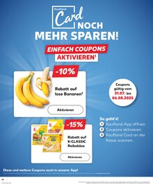 Bananen im aktuellen Kaufland Prospekt (Ulm) Bananen im Kaufland Prospekt "Aktuelle Angebote" mit 36 Seiten (Ulm)