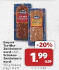 Tex-Mex Zwiebelmettwurst von Gmyrek im aktuellen combi Prospekt