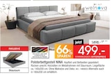 Aktuelles Polsterbettgestell Nina Angebot bei Zurbrüggen in Oldenburg ab 499,00 €