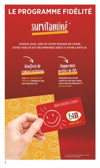 Catalogue Bi1 à Ozan cette semaine, valable du 30/09/2025 au 12/10/2025 Prospectus Bi1 à Ozan, "bi1 supermarché", 40 pages de promos valables du 30/09/2025 au 12/10/2025