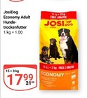 Economy Adult Hunde-trockenfutter im Angebot bei GLOBUS in Castrop-Rauxel Economy Adult Hunde-trockenfutter Angebote von JosiDog bei GLOBUS Castrop-Rauxel für 17,99 €