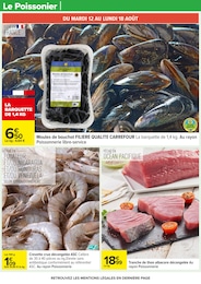Offre Crevettes Crues dans le catalogue Carrefour du moment à la page 31