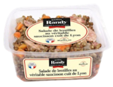 U Express Fellering - Promo Salade de lentilles au véritable saucisson de Lyon cuit sauce beaujolaise Promo Salade de lentilles au véritable saucisson de Lyon cuit sauce beaujolaise à 1,29 € dans le catalogue U Express à Fellering