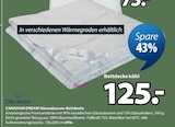 Aktuelles CANADIAN DREAM Gänsedaunen-Bettdecke Angebot bei JYSK in Würzburg ab 125,00 €