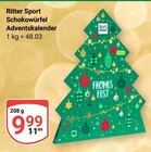 Schokowürfel Adventskalender Angebote von Ritter Sport bei GLOBUS Wolfenbüttel für 9,99 €