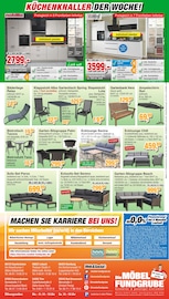 Gartentisch im Die Möbelfundgrube Prospekt in Bad Kreuznach Aktueller Die Möbelfundgrube Prospekt mit Gartentisch, "DAS MÖBEL SPARADIES", Seite 19