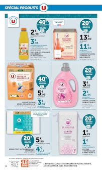 Promotion Champignons surgelés dans le prospectus Super U, valable du 14/04/2026 au 26/04/2026 Promo Champignons surgelés dans le catalogue Super U du moment à la page 16