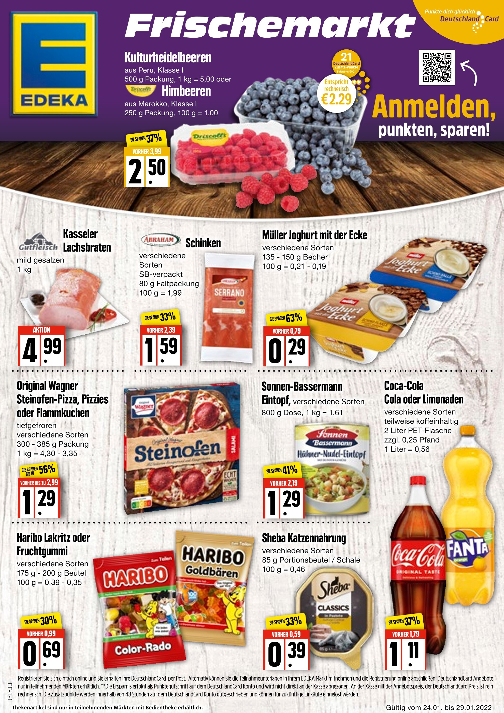 EDEKA Frischemarkt Prospekt für Bienenbüttel mit 4 Seiten EDEKA Frischemarkt Prospekt für Bienenbüttel: "Top Angebote", 4 Seiten, 24.01.2022 - 29.01.2022