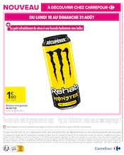Promos Monster dans le catalogue "LES NOUVEAUTÉS : VOTRE SÉLECTION À NE PAS MANQUER !" de Carrefour à la page 8 Promos Monster dans le catalogue "LES NOUVEAUTÉS : VOTRE SÉLECTION À NE PAS MANQUER !" de Carrefour à la page 8