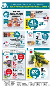 Promotion Pintade dans le prospectus Hyper U, valable du 18/11/2025 au 30/11/2025 Promo Pintade dans le catalogue Hyper U du moment à la page 25