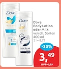 Body Lotion von Dove für 3,49 € bei budni im Angebot Body Lotion von Dove im aktuellen budni Prospekt