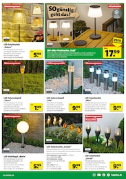 Solarlampe im Hagebaumarkt Prospekt SO günstig geht das! auf S. 9