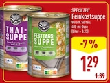 Thai-Suppe von Speisezeit für 1,29 € bei ALDI Nord im Angebot Thai-Suppe von Speisezeit im aktuellen ALDI Nord Prospekt