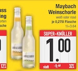 Weinschorle weiß von Maybach im aktuellen EDEKA Prospekt für 1,00 €