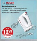 Handmixer von Bosch im aktuellen V-Markt Prospekt für 19,99 €