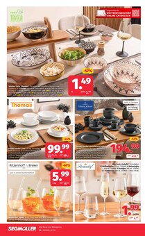 Tafel-Set im Segmüller Prospekt "ZUM GLÜCK GIBT’S SEGMÜLLER" mit 18 Seiten (München)