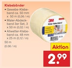 Klebebänder im aktuellen Netto Marken-Discount Prospekt