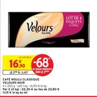 Café moulu classique - Velours Noir - Intermarché à Angers Café moulu classique - Velours Noir en promo chez Intermarché Angers à 5,40 €