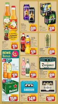 Coca Cola im REWE Prospekt "Dein Markt" mit 34 Seiten (Rostock)