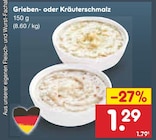Grieben- oder Kräuterschmalz bei Netto Marken-Discount im Thum Prospekt für 1,29 €
