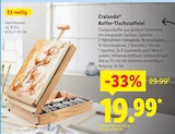 Koffer-Tischstaffelei im Lidl Prospekt Koffer-Tischstaffelei von Crelando im aktuellen Lidl Prospekt für 19,99 €