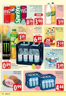 Coca Cola im EDEKA Prospekt "Aktuelle Angebote" mit 28 Seiten (Osnabrück)