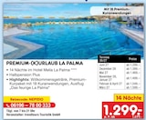 PREMIUM-(K)URLAUB LA PALMA für 1.299,00 € bei Netto Marken-Discount im Angebot PREMIUM-(K)URLAUB LA PALMA im aktuellen Netto Marken-Discount Prospekt
