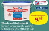 Wand- und Deckenweiß Angebote von Clever pick bei ROLLER Marl für 9,49 €