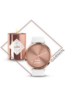 Darty Libourne - Montre connectée GARMIN PACK GARMIN VIVOMOVE HR X MY JOLIE CANDLE Promo Montre connectée GARMIN PACK GARMIN VIVOMOVE HR X MY JOLIE CANDLE dans le catalogue Darty "La sélection bons plans chez Darty" à Libourne
