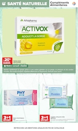 Promos Lingettes Nettoyantes dans le catalogue "ma Parapharmacie" de Carrefour à la page 13 Promos Lingettes Nettoyantes dans le catalogue "ma Parapharmacie" de Carrefour à la page 13