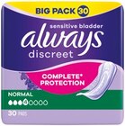 Discreet Inkontinenzeinlagen von Always für 7,99 € bei Netto mit dem Scottie im Angebot Discreet Inkontinenzeinlagen von Always im aktuellen Netto mit dem Scottie Prospekt