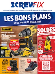 Catalogue Screwfix à Haudivillers, avec 8 pages Prospectus Screwfix à Haudivillers, "LES BONS PLANS", 8 pages, 25/06/2025 - 22/07/2025