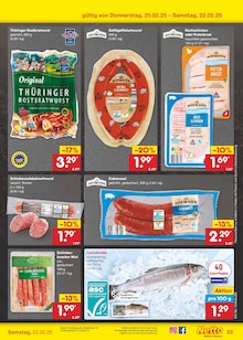 Bratwurst im Netto Marken-Discount Prospekt "Aktuelle Angebote" mit 65 Seiten (Erfurt)