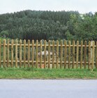 Senkrechtzaunfelder oder Zaunpfähle, rund oder Jägerzaun-Zubehör im aktuellen Holz Possling Prospekt