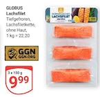 Lachsfilet im Angebot bei GLOBUS in Ludwigshafen Lachsfilet Angebote von GLOBUS bei GLOBUS Ludwigshafen für 9,99 €