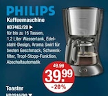 Kaffeemaschine von Philips im aktuellen V-Markt Prospekt für 39,99 €