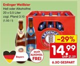 Weißbier von Erdinger im aktuellen Netto Marken-Discount Prospekt für 14,99 €