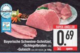 Bayerische Schweine-Schnitzel im EDEKA Prospekt Bayerische Schweine-Schnitzel von im aktuellen EDEKA Prospekt für 0,69 €