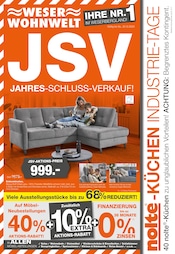 Aktueller Weser Wohnwelt Möbel & Einrichtung Prospekt in Marienmünster und Umgebung, "JAHRES-SCHLUSS-VERKAUF!" mit 8 Seiten, 06.12.2025 - 20.12.2025