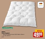 Federn-Steppbett³ Angebote von NOMITE bei REWE Darmstadt für 49,99 €